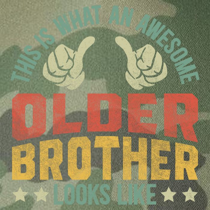 This Is What An Awesome Older Brother Looks Like Legacy Tie Dye Trucker Hat