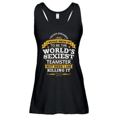 Teamster Idea Worlds Sexiest Teamsters Ladies Essential Flowy Tank