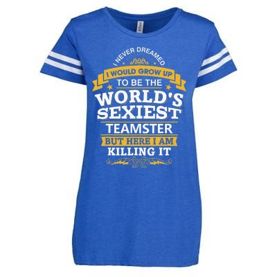 Teamster Idea Worlds Sexiest Teamsters Enza Ladies Jersey Football T-Shirt