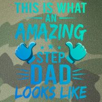 This Is What An Amazing Stepdad Looks Like Stepdad Gift Legacy Tie Dye Trucker Hat