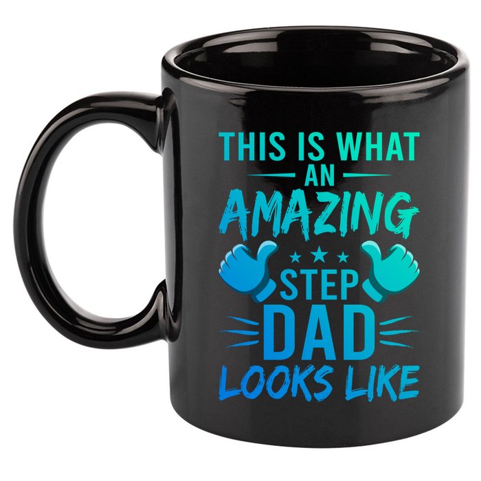 This Is What An Amazing Stepdad Looks Like Stepdad Gift 11oz C Handle Ceramic Mug