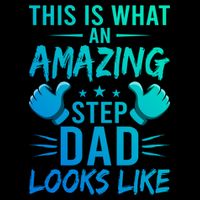 This Is What An Amazing Stepdad Looks Like Stepdad Gift Drawstring Bag