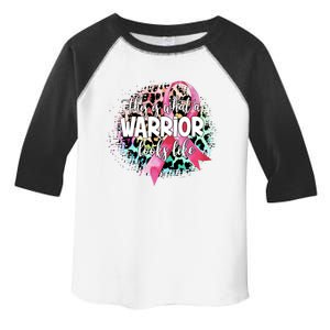 This Is What A Warrior Looks Like Breast Cancer Awareness Gift Toddler Fine Jersey T-Shirt