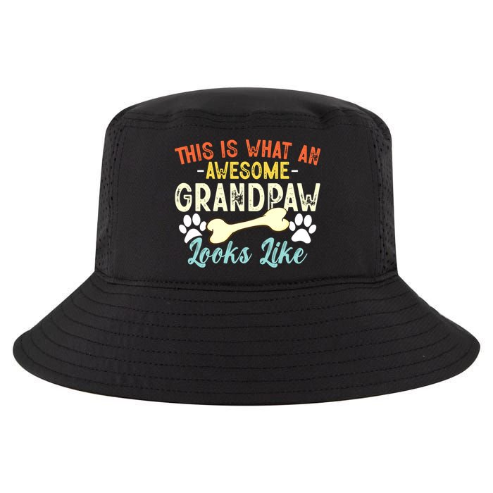 This Is What An Awesome Grandpaw Looks Like - Dog Grandpa Cool Comfort Performance Bucket Hat