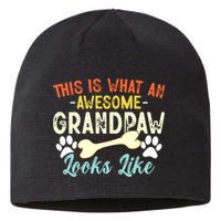 This Is What An Awesome Grandpaw Looks Like - Dog Grandpa Sustainable Beanie