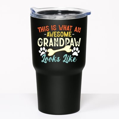 This Is What An Awesome Grandpaw Looks Like - Dog Grandpa Tumbler