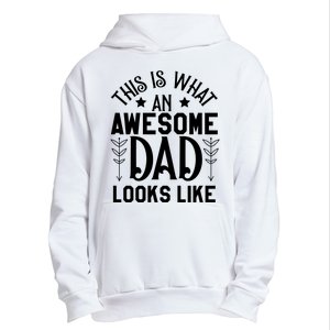 This Is What An Awesome Dad Looks Like Funny Dad Urban Pullover Hoodie