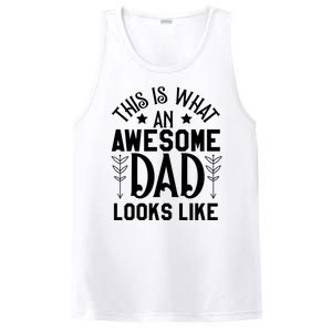 This Is What An Awesome Dad Looks Like Funny Dad PosiCharge Competitor Tank