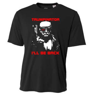 Trumpinator I Will Back Trump 2024 Cooling Performance Crew T-Shirt