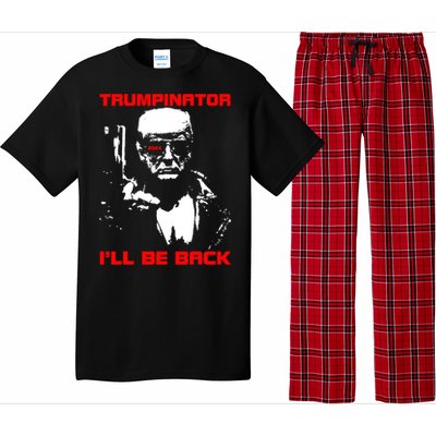 Trumpinator I Will Back Trump 2024 Pajama Set