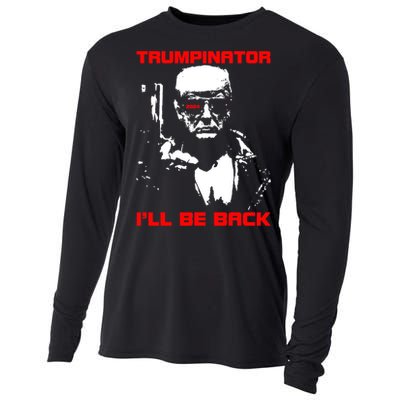 Trumpinator I Will Back Trump 2024 Cooling Performance Long Sleeve Crew