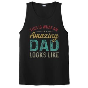 This Is What An Amazing Dad Looks Like Father's Day PosiCharge Competitor Tank