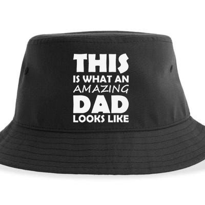 This Is What An Amazing Dad Looks Like Gift Sustainable Bucket Hat