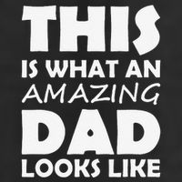 This Is What An Amazing Dad Looks Like Gift Golf Towel