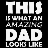 This Is What An Amazing Dad Looks Like Gift Zip Tote Bag