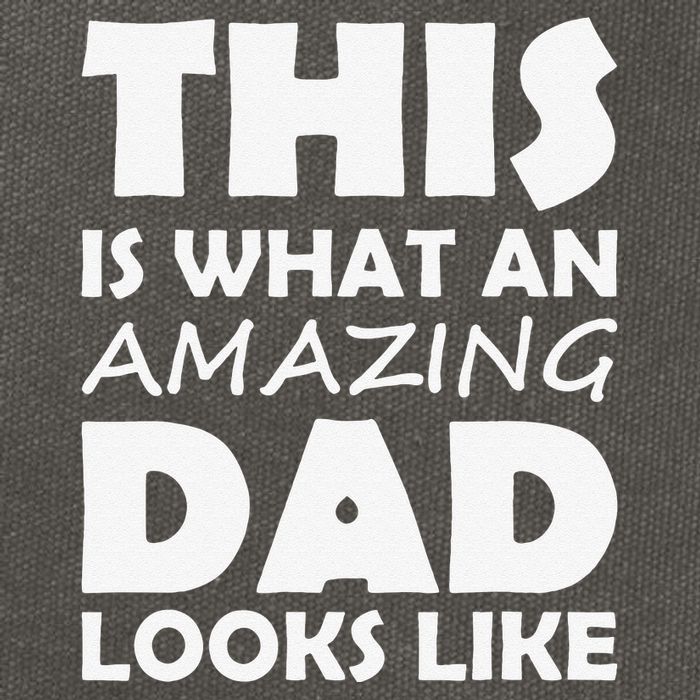 This Is What An Amazing Dad Looks Like Gift Cotton Canvas Backpack