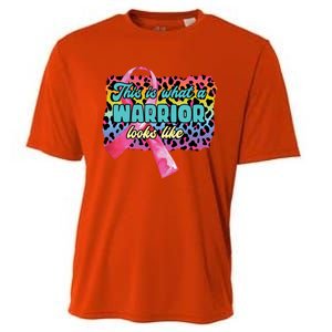 This Is What A Warrior Looks Like Breast Cancer Cute Gift Cooling Performance Crew T-Shirt