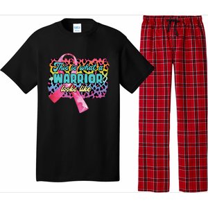 This Is What A Warrior Looks Like Breast Cancer Cute Gift Pajama Set