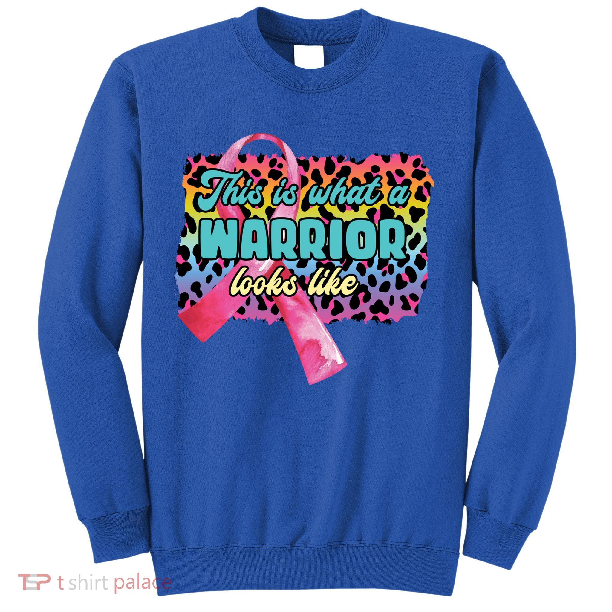 This Is What A Warrior Looks Like Breast Cancer Cute Gift Sweatshirt
