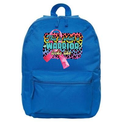 This Is What A Warrior Looks Like Breast Cancer Cute Gift 16 in Basic Backpack