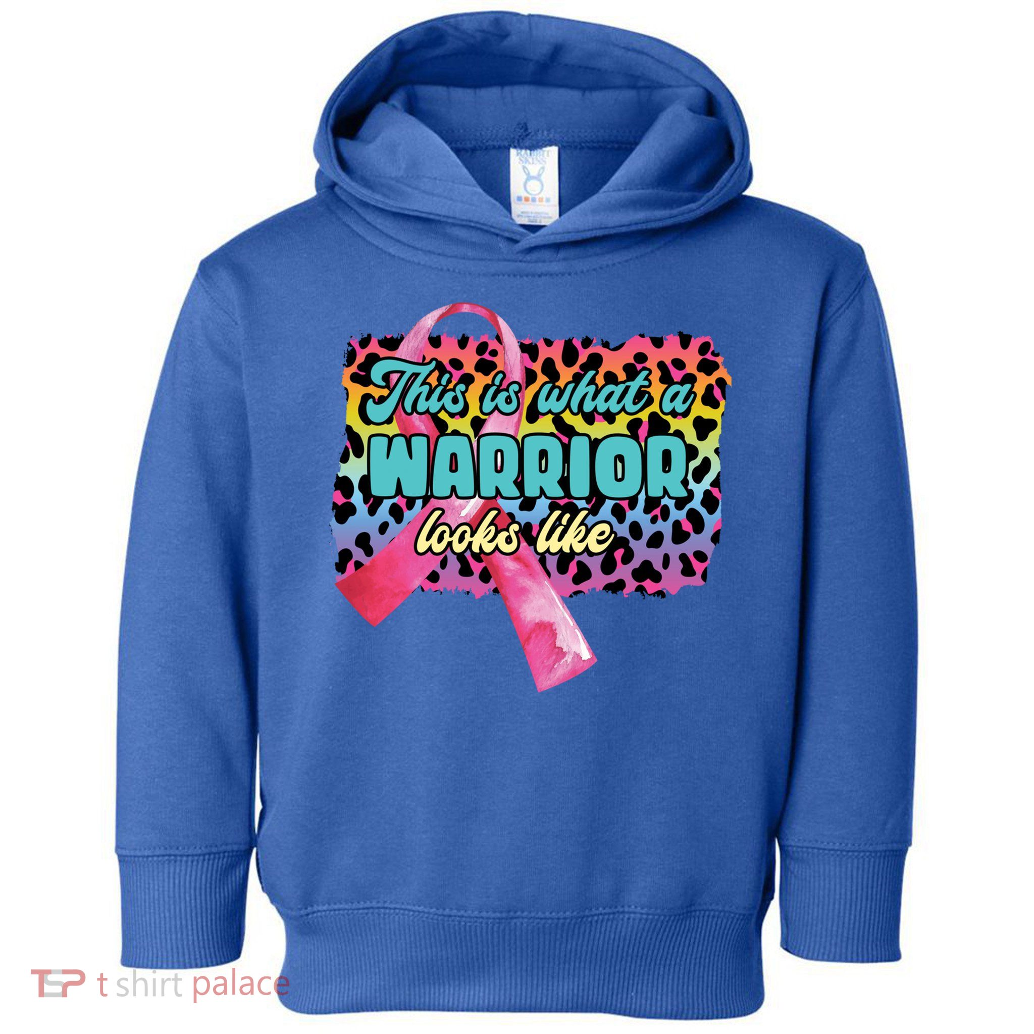This Is What A Warrior Looks Like Breast Cancer Cute Gift Toddler Hoodie