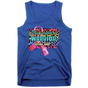 This Is What A Warrior Looks Like Breast Cancer Cute Gift Tank Top