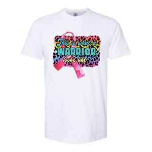 This Is What A Warrior Looks Like Breast Cancer Cute Gift Softstyle CVC T-Shirt