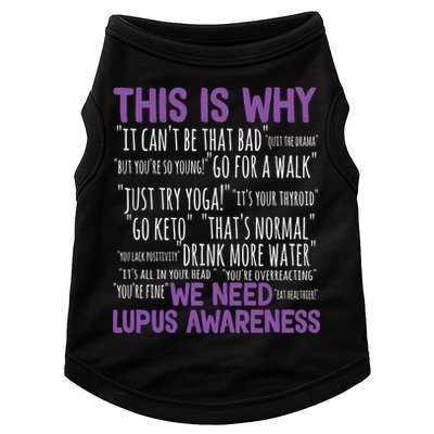 This Is Why We Need Lupus Awareness Doggie Tank