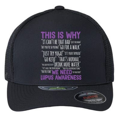 This Is Why We Need Lupus Awareness Flexfit Unipanel Trucker Cap