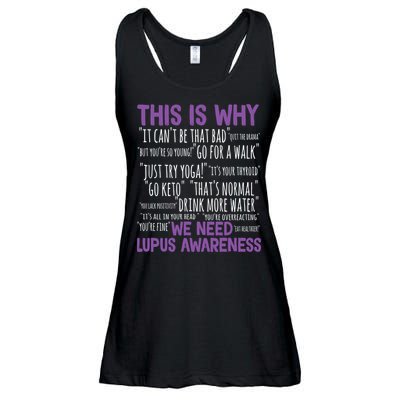 This Is Why We Need Lupus Awareness Ladies Essential Flowy Tank