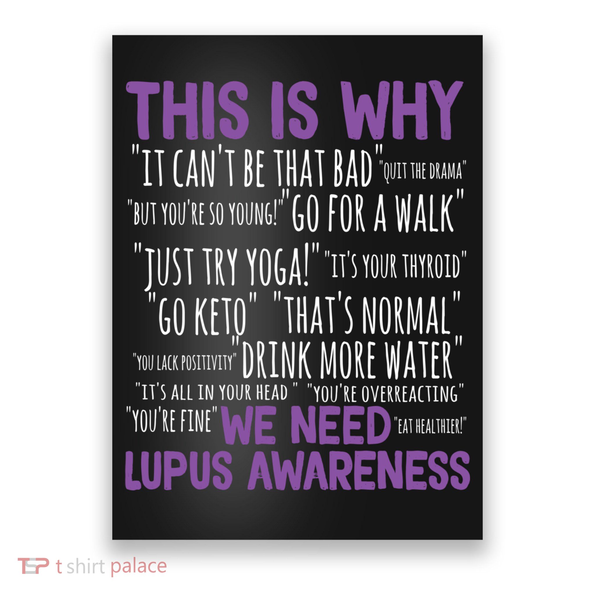 This Is Why We Need Lupus Awareness Poster