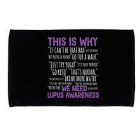 This Is Why We Need Lupus Awareness Microfiber Hand Towel