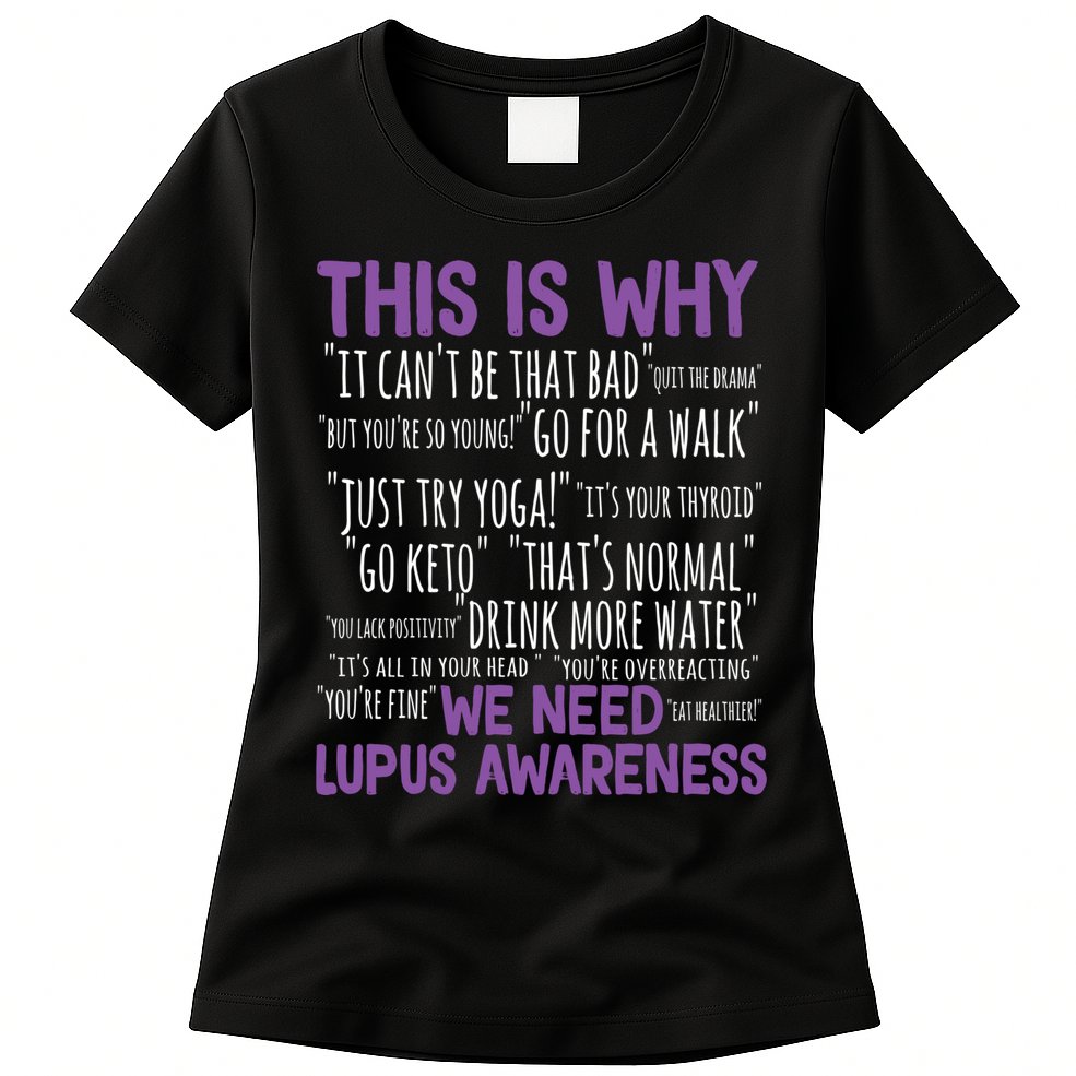This Is Why We Need Lupus Awareness Womens T-Shirt