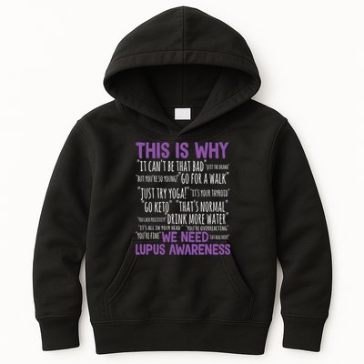 This Is Why We Need Lupus Awareness Kids Hoodie