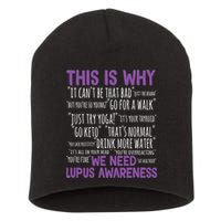This Is Why We Need Lupus Awareness Short Acrylic Beanie