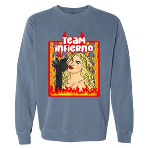 Team Infierno Wendy Guevara Funny Latina Garment-Dyed Sweatshirt