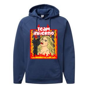 Team Infierno Wendy Guevara Funny Latina Performance Fleece Hoodie