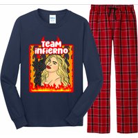 Team Infierno Wendy Guevara Funny Latina Long Sleeve Pajama Set