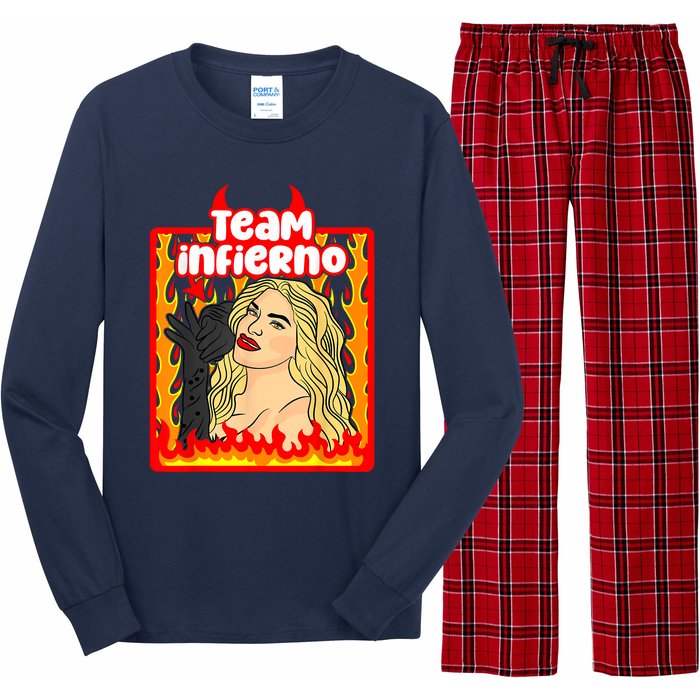 Team Infierno Wendy Guevara Funny Latina Long Sleeve Pajama Set