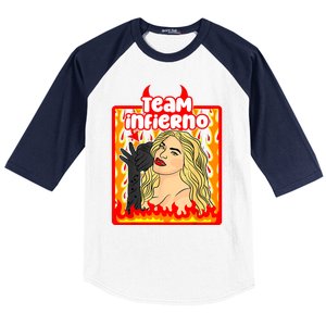 Team Infierno Wendy Guevara Funny Latina Baseball Sleeve Shirt