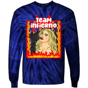 Team Infierno Wendy Guevara Funny Latina Tie-Dye Long Sleeve Shirt