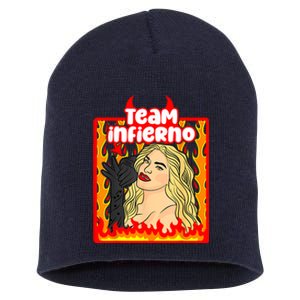 Team Infierno Wendy Guevara Funny Latina Short Acrylic Beanie