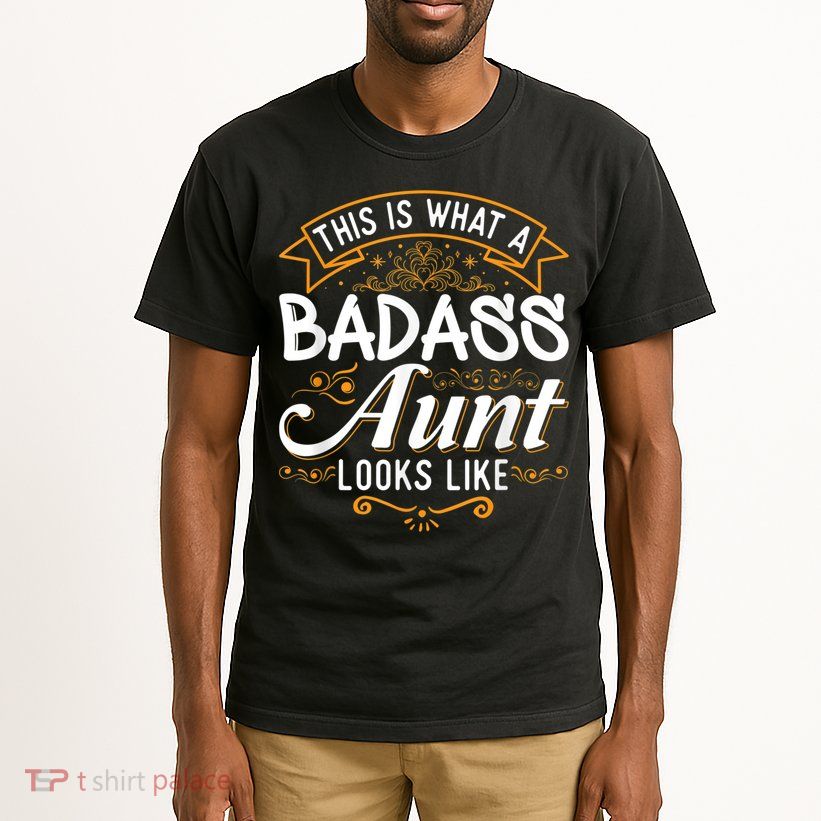 This Is What A Badass Aunt Looks Like Soon To Be Auntie Tall T-Shirt