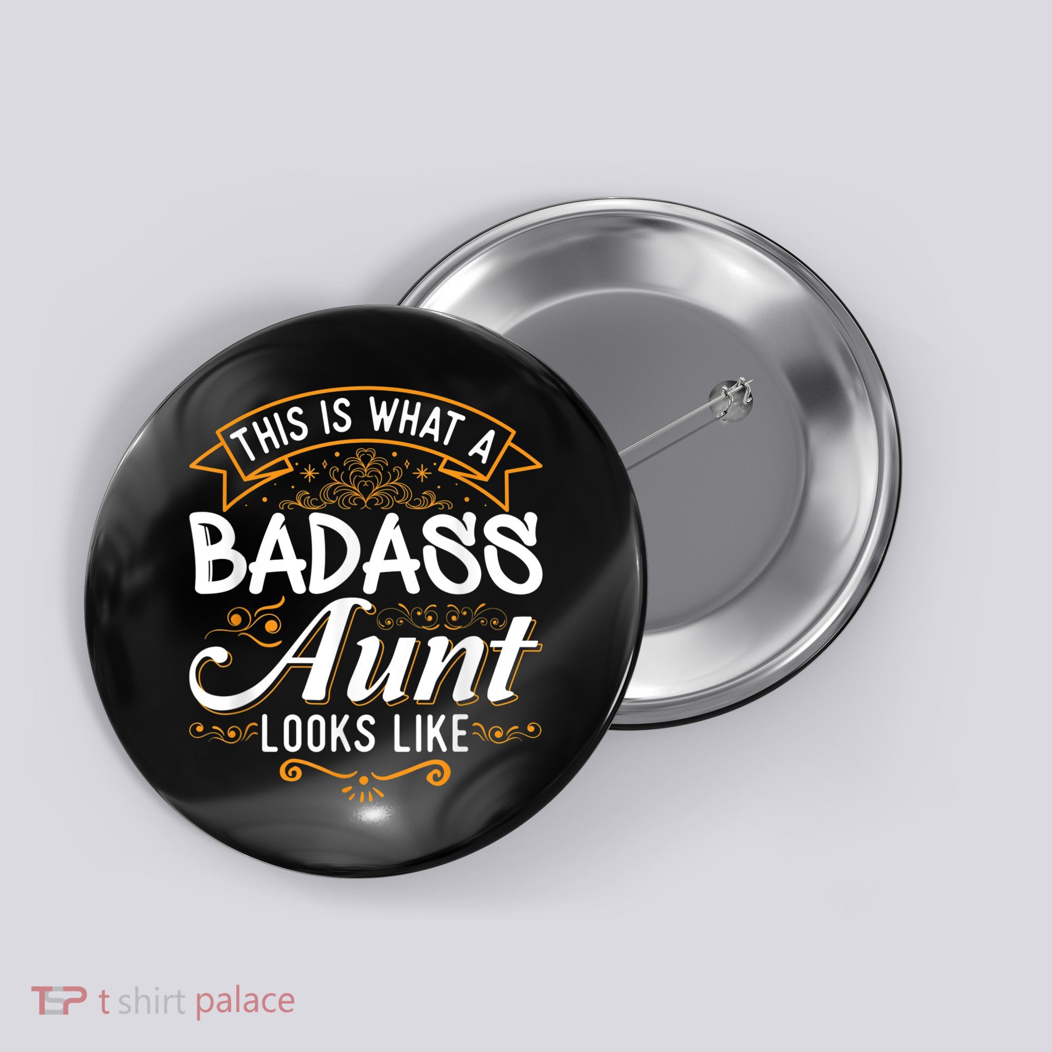 This Is What A Badass Aunt Looks Like Soon To Be Auntie Button