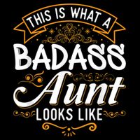 This Is What A Badass Aunt Looks Like Soon To Be Auntie Flat Bill Trucker Hat
