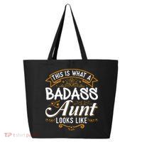 This Is What A Badass Aunt Looks Like Soon To Be Auntie 25L Jumbo Tote