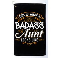 This Is What A Badass Aunt Looks Like Soon To Be Auntie Golf Towel