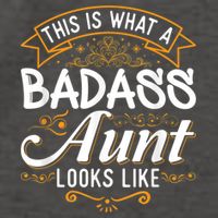 This Is What A Badass Aunt Looks Like Soon To Be Auntie Vector Backpack