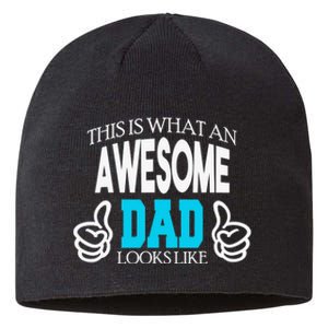 This Is What An Awesome Dad Looks Like Sustainable Beanie