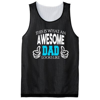 This Is What An Awesome Dad Looks Like Mesh Reversible Basketball Jersey Tank